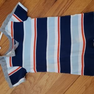 12M Boys Burts Bees Summer Romper